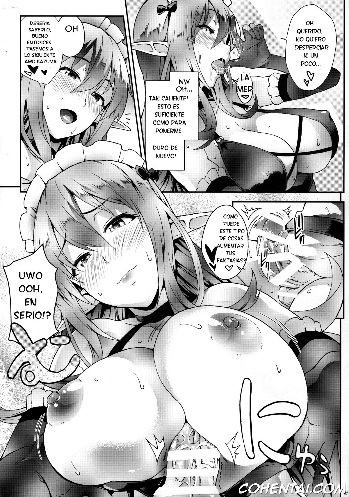 Kono Kairaku Ga Sugoi! (Kono Subarashii Sekai ni Syukufuku o!) xxx comics manga porno doujin hentai español sexo 