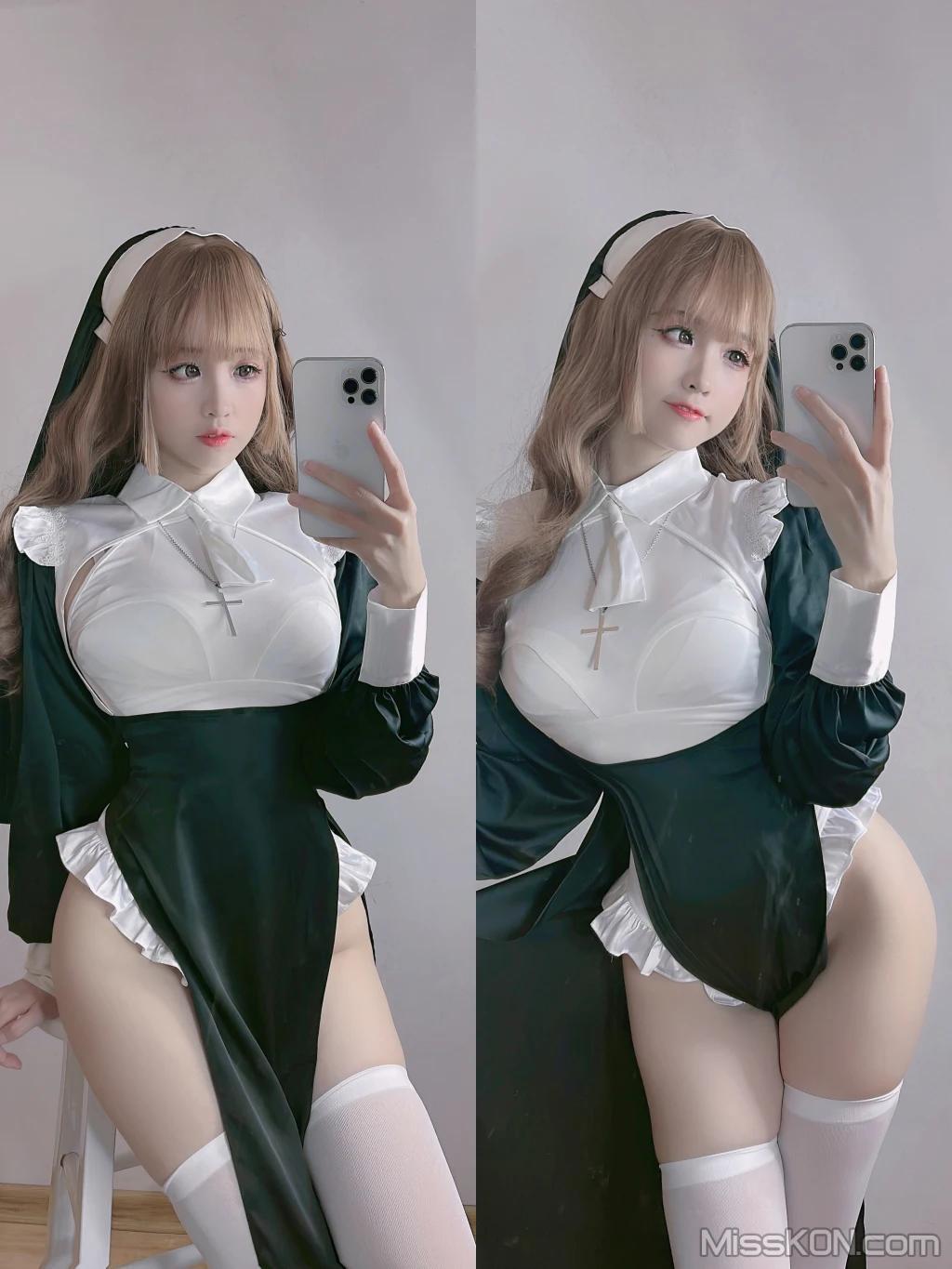 Coser@miko酱ww: mikoの白丝01 (241 photos)(231)