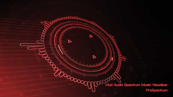 Hud Audio Spectrum Music Visualizer - VideoHive 21232494