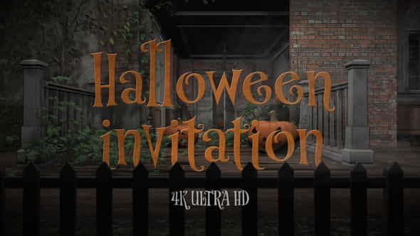 Halloween Party Invitation - VideoHive 34083331