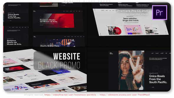 Website Black Promo - VideoHive 38239554