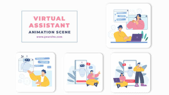 Virtual Assistant Character - VideoHive 46417276