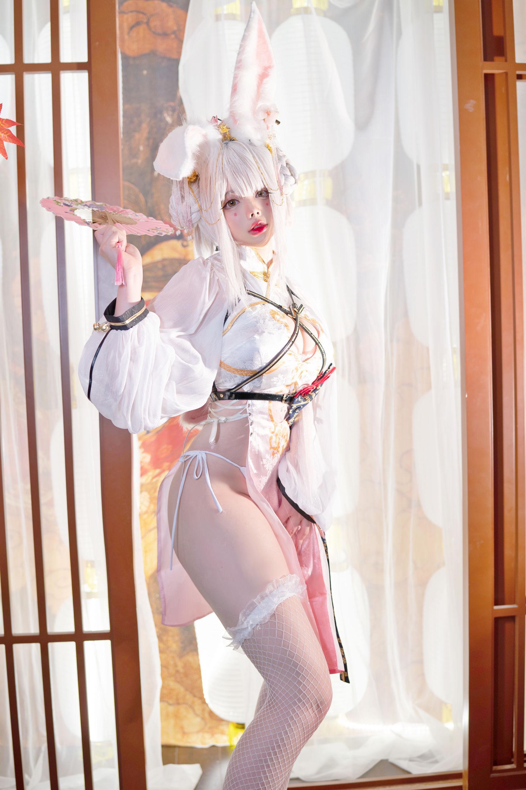 [Cosplay] NinJA阿寨寨 – 肉肉大白兔(19)