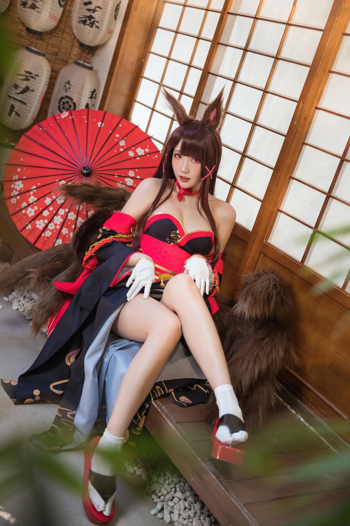 Cosplay 瓜希酱 赤城 Akagi(22)