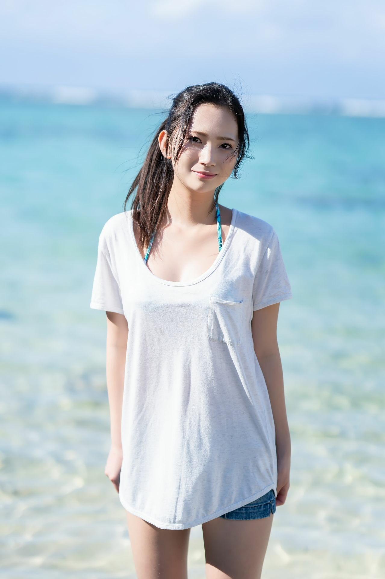 Miho Machiyama 街山みほ, idolpost 写真集 「煌めく紺碧の」 Set.01(3)