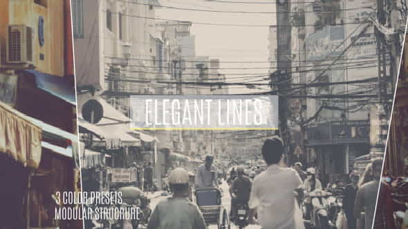 Elegant Lines Slideshow - VideoHive 12095766