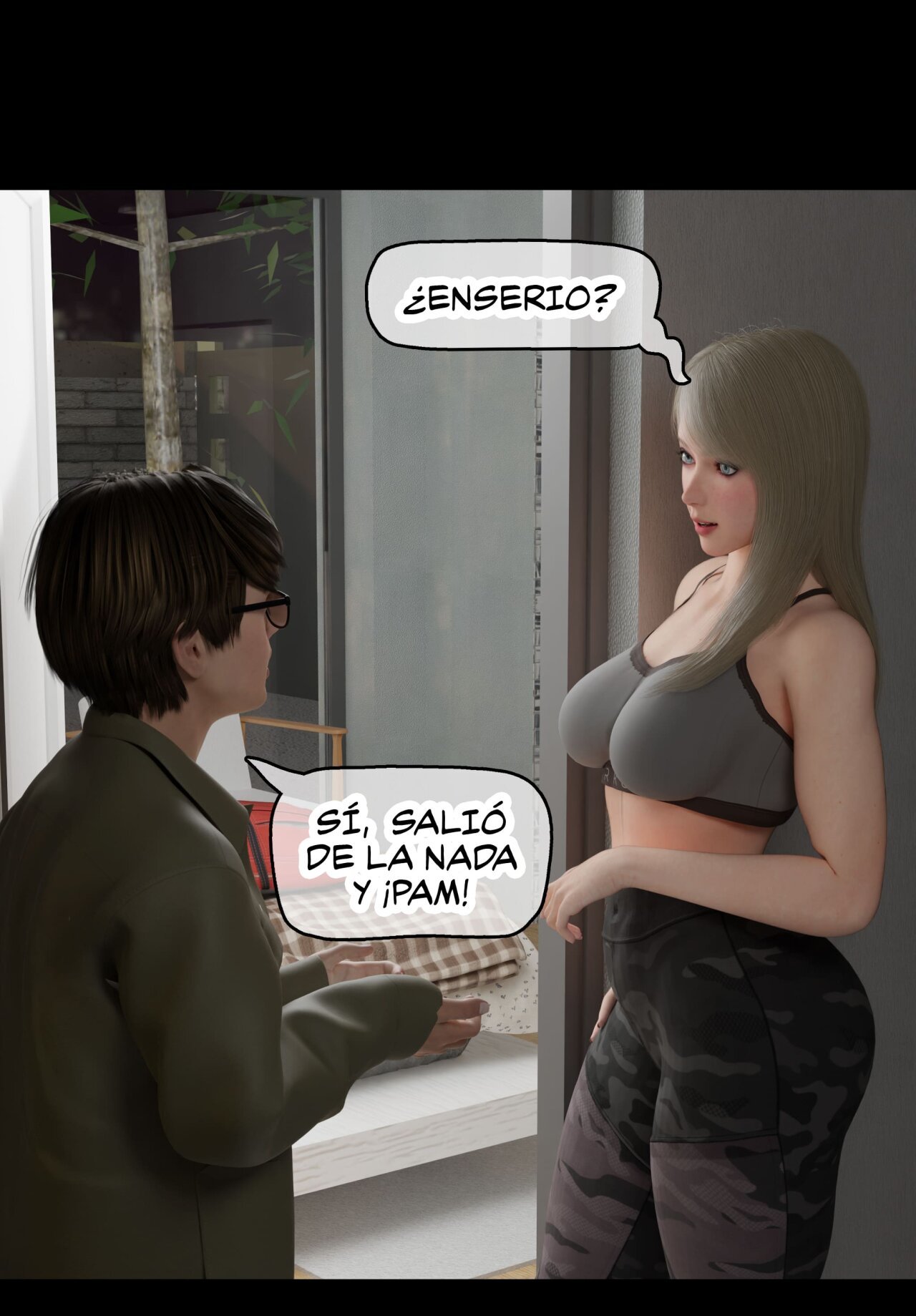 La viuda de mi vecina comic 3D - 100