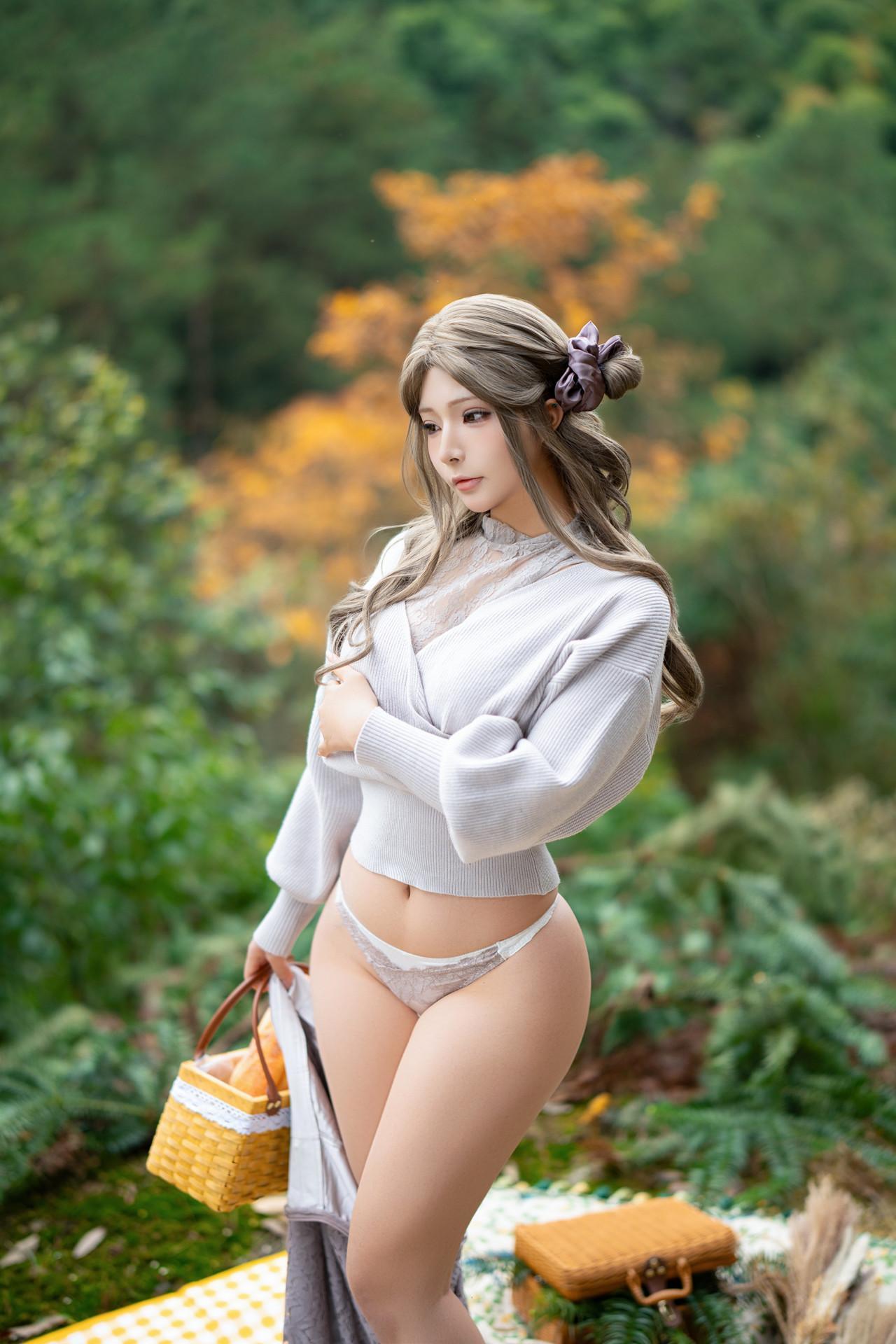Cosplay Yuuhui玉汇 – 太太的春游计划 Set.01(40)