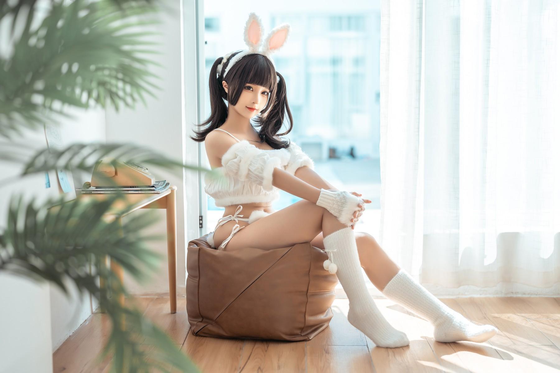 Cosplay 蠢沫沫 Chunmomo 绵绵兔 Mian Mian Rabbit(2)