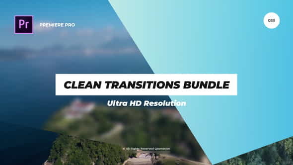 Clean Transitions Bundle For Premiere - VideoHive 33421899