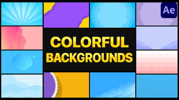Colorful Backgrounds | After Effects - VideoHive 32762317