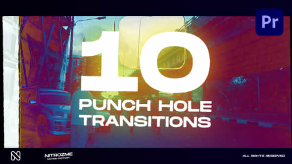 Punch Hole Transitions - VideoHive 45077891