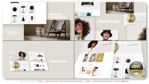 Minimal Design Website Promotion - VideoHive 37299883