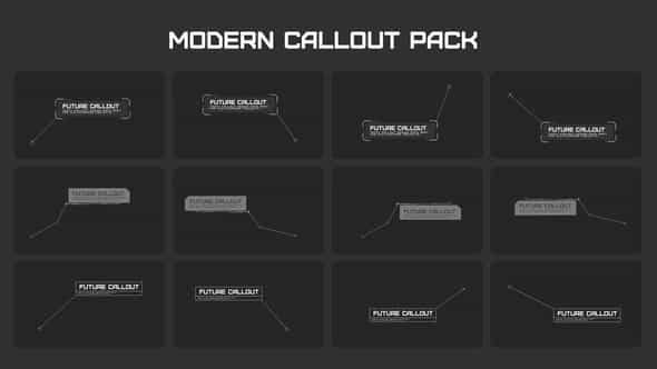 Modern Callout Packs - VideoHive 22644998