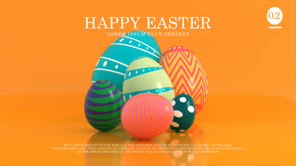 Happy Easter 02 - VideoHive 50777098