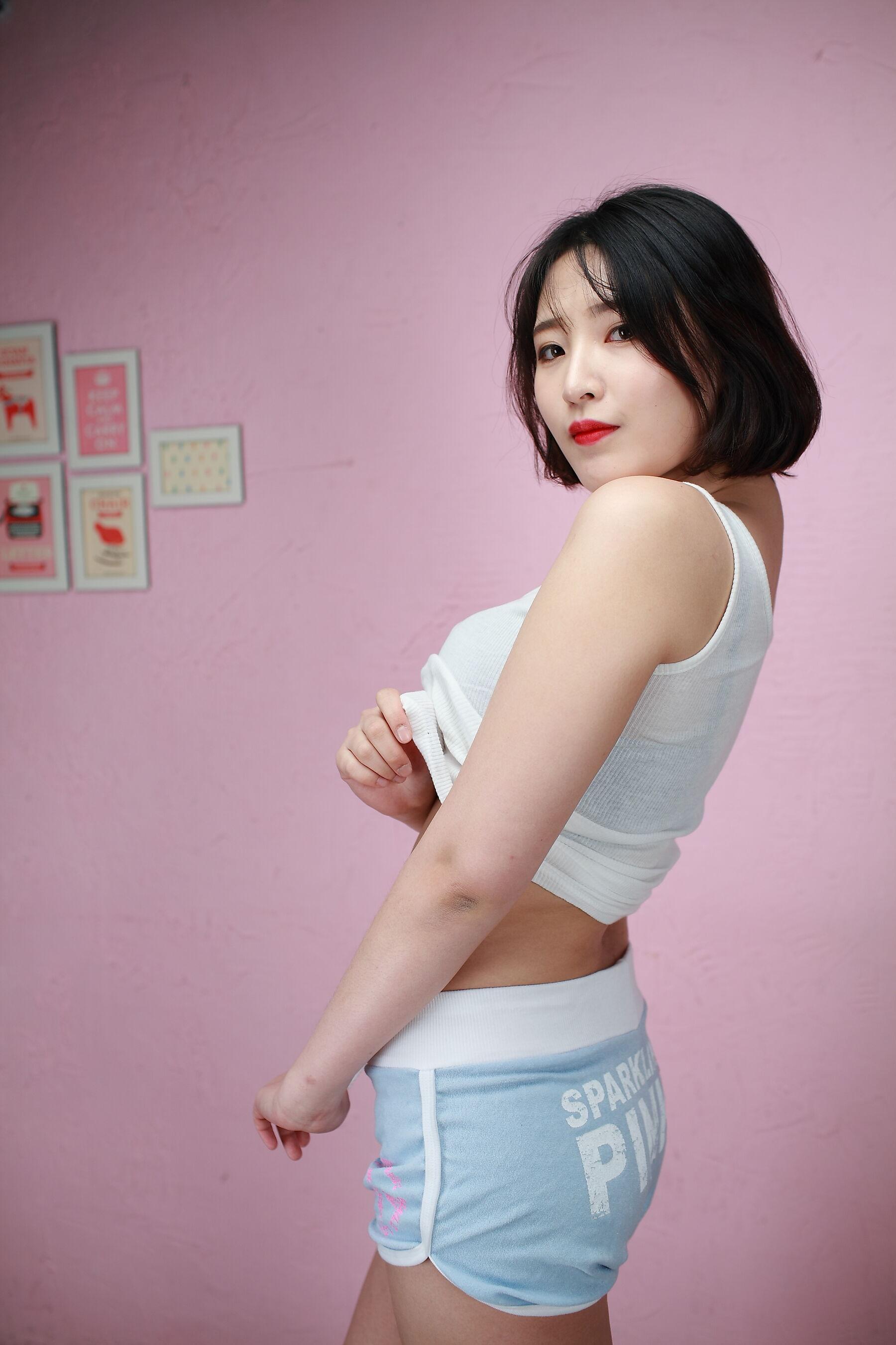 韩模人体 韩模尤娜（유나）人体私拍套图(144)