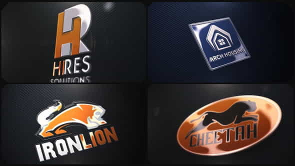 Company Logo V01 Shiny Realistic - VideoHive 8039557