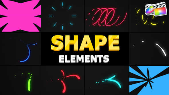 Flying Shapes - VideoHive 28872441