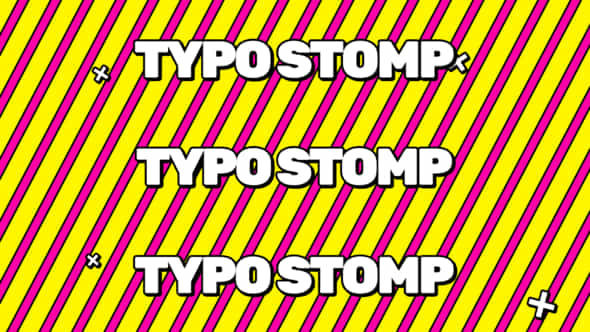 Typography Stomp - VideoHive 50496876