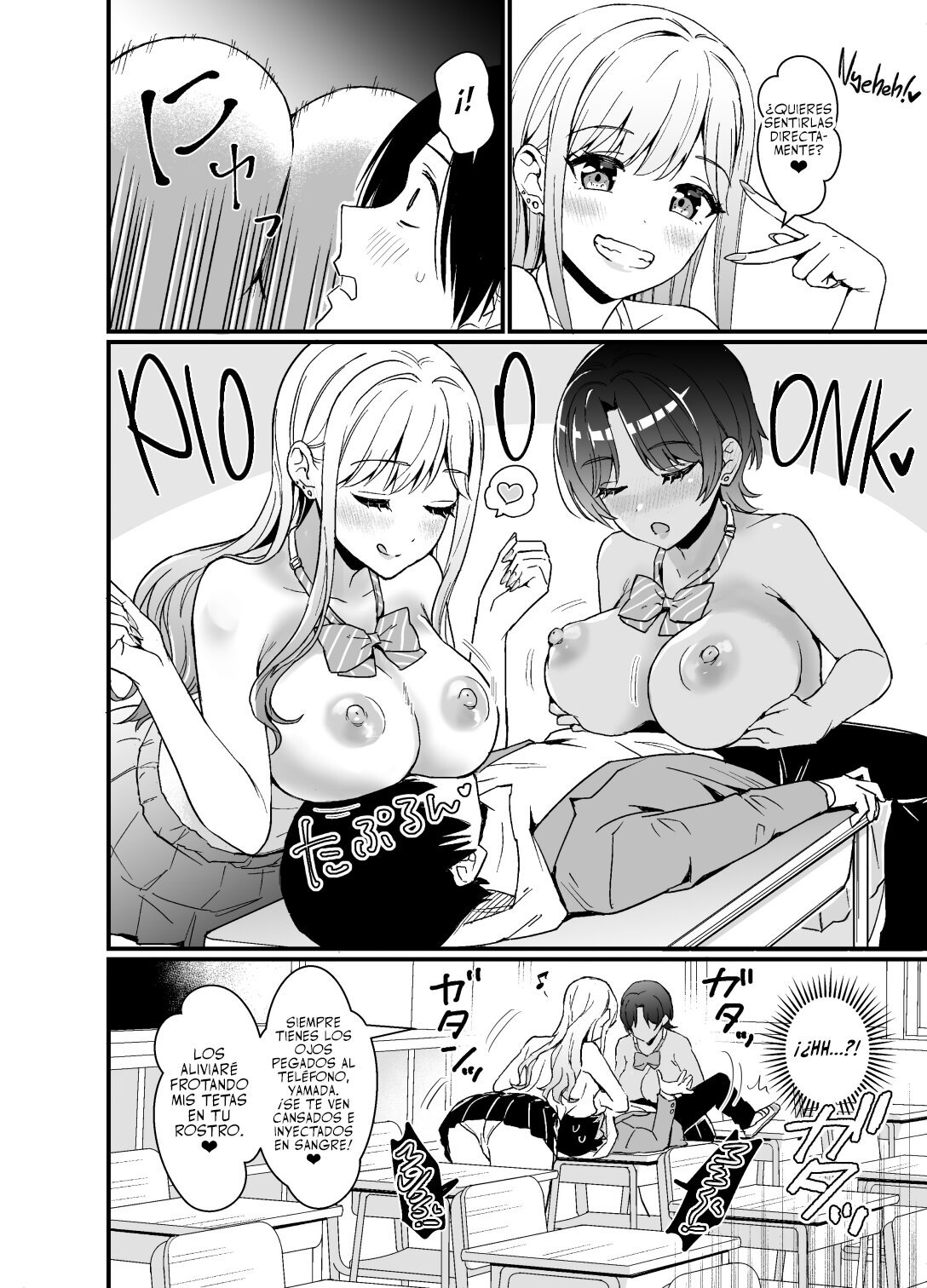 Aquella vez que un Par de Gyarus me Pidieron que les Tocara las Tetas Despues de Clases - 10