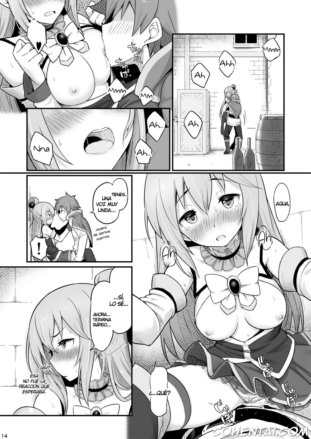 Damegami-sama wa Nomisugi ni Gochuui o! (Kono Subarashii Sekai ni Syukufuku o!) xxx comics manga porno doujin hentai español sexo 