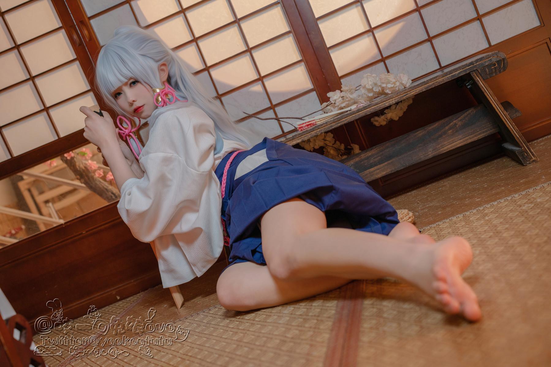 Cosplay 黏黏团子兔 绫华的小憩(8)