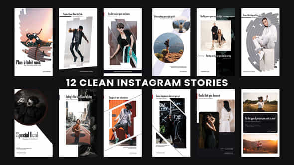 Clean Instagram Stories - VideoHive 37988637