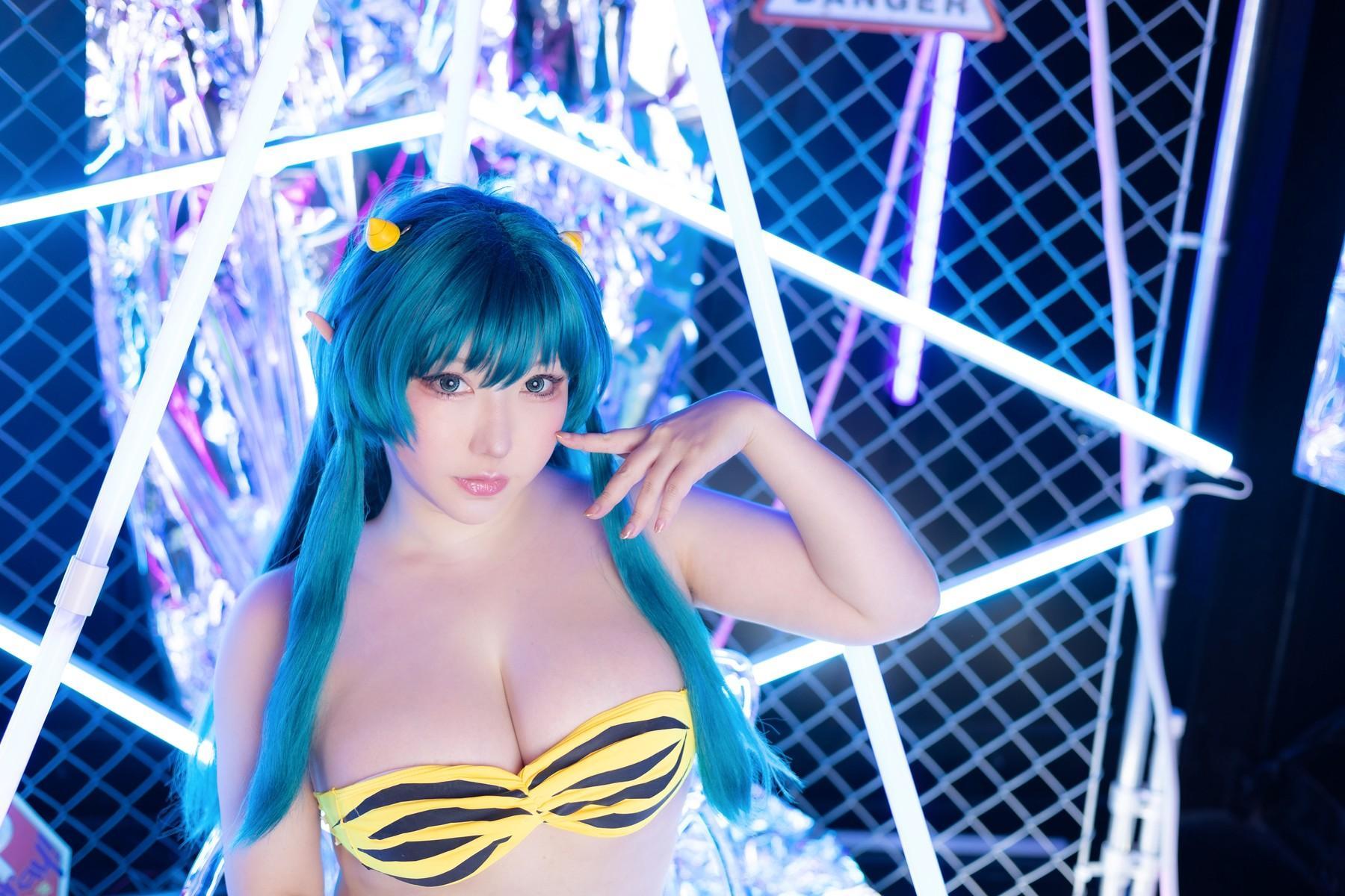 Cosplay SAKUサク Lum ラム うる星やつら Set.04(23)