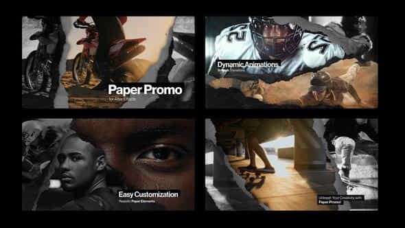 Torn Paper Promo Transition - VideoHive 50143361