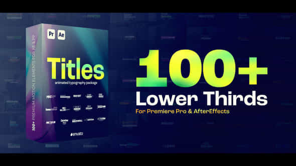 Lower Thirds Pack - VideoHive 41898400