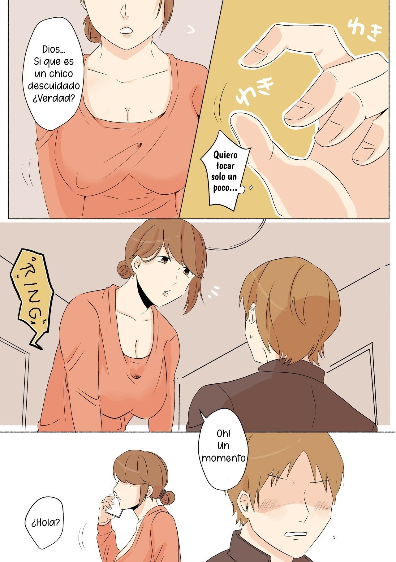 [Wakusei Mentholatum] Yuujin no Dekapai Hahaoya o Netori  La Mamá de mi Amigo [Spanish][De Las Cenizas Resurgiremos]