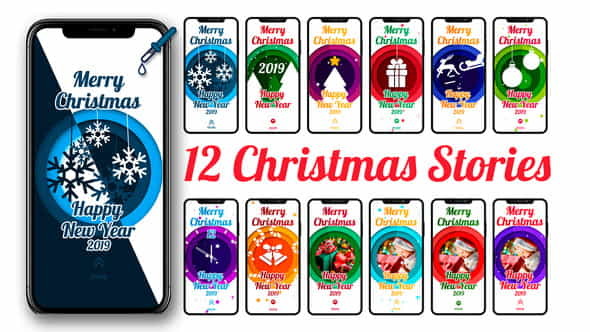 12 Christmas Stories - VideoHive 22988507