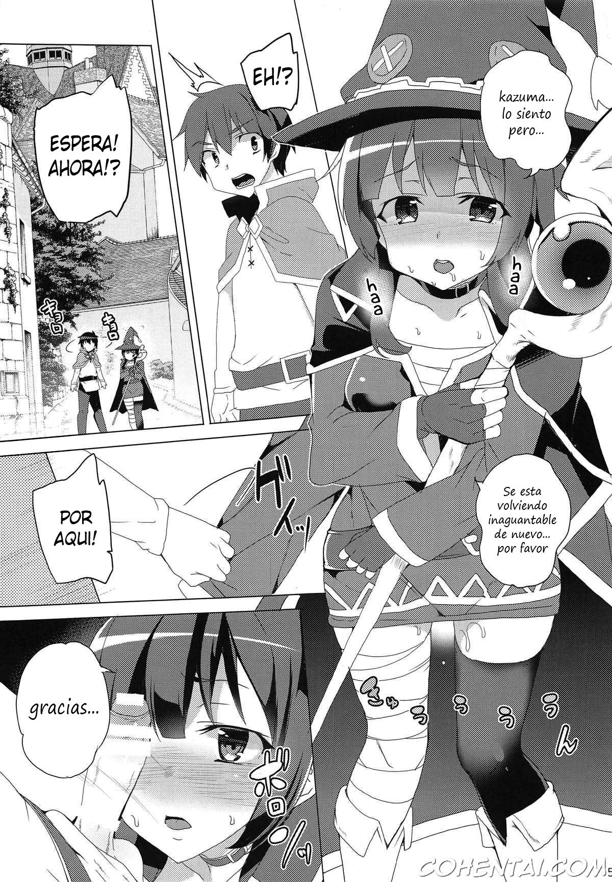 Inmon Megumin (Kono Subarashii Sekai ni Syukufuku o!) xxx comics manga porno doujin hentai español sexo 