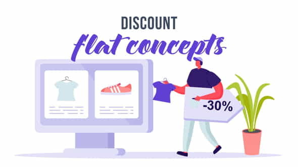 Discount - Flat Concept - VideoHive 33639469