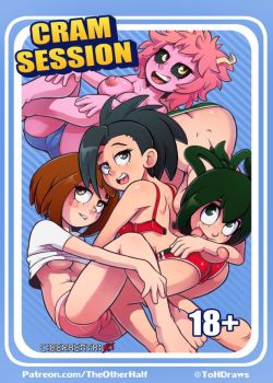 sesion-de-estudio-my-hero-academia-theotherhalf