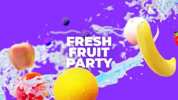 Fresh Fruit Intro - VideoHive 43391480