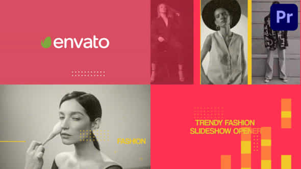 Trendy Fashion Slideshow Opener For Premiere Pro - VideoHive 49598720