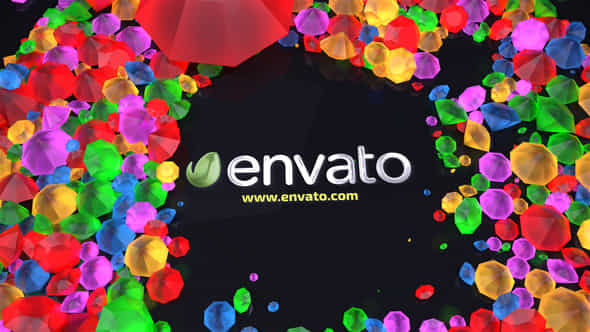 Color Diamonds Logo Reveal - VideoHive 28730605