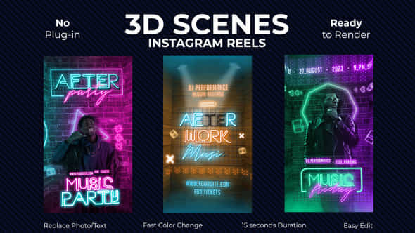 3D Instagram Reels - VideoHive 41943300