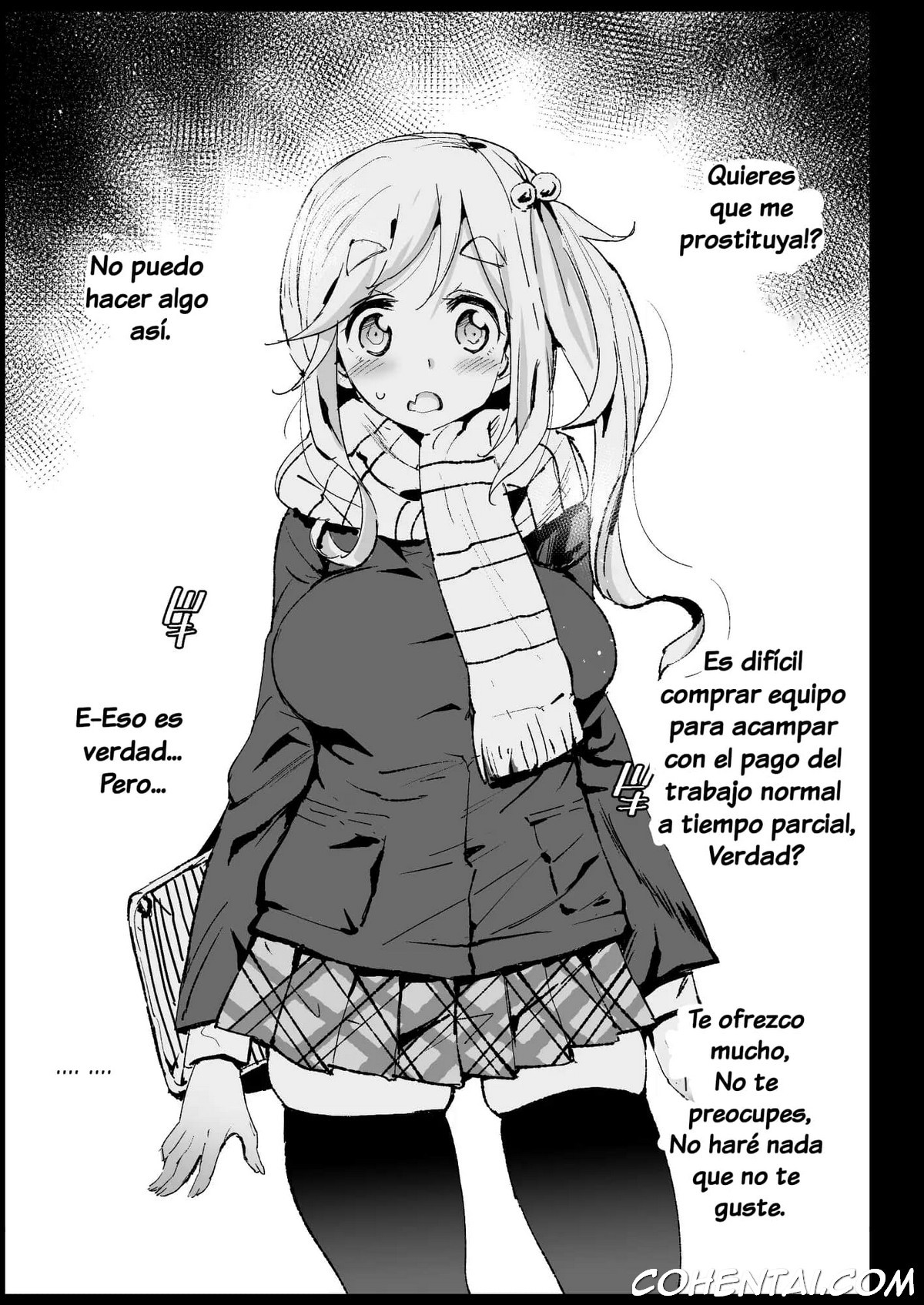 Kyousei Enkou 2 ~Kuro Gal JK o Kane de Dakitai~ (Yuru Camp) xxx comics manga porno doujin hentai español sexo 