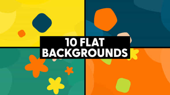 Flat Backgrounds - VideoHive 47862843