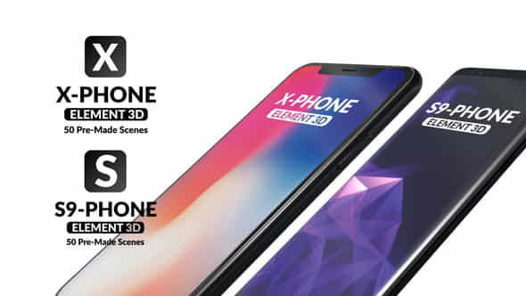 X-Phone Promo For Element 3D - VideoHive 21513856