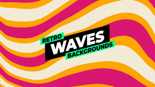 Retro Waves Backgrounds - VideoHive 51710958