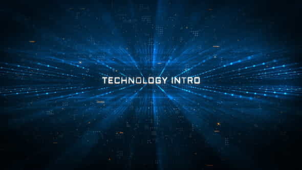 Technology Intro - VideoHive 31252644