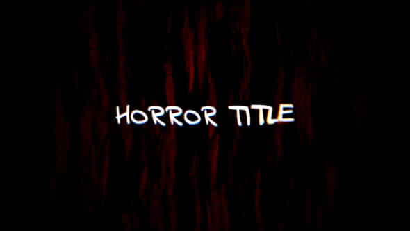 Cinematic Horror Trailer - VideoHive 40488350