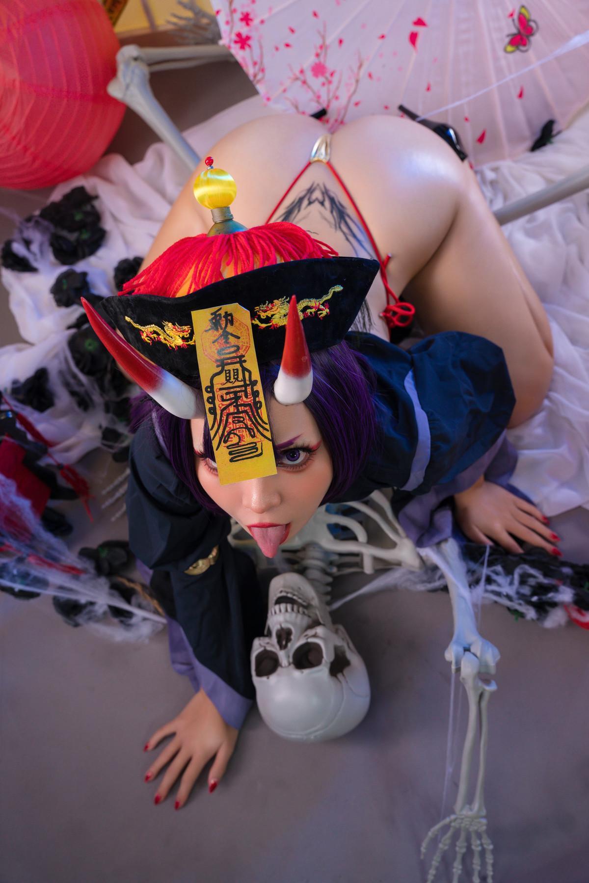 Cosplay Umeko.J Shuten Douji Jiangshi Set.01(28)