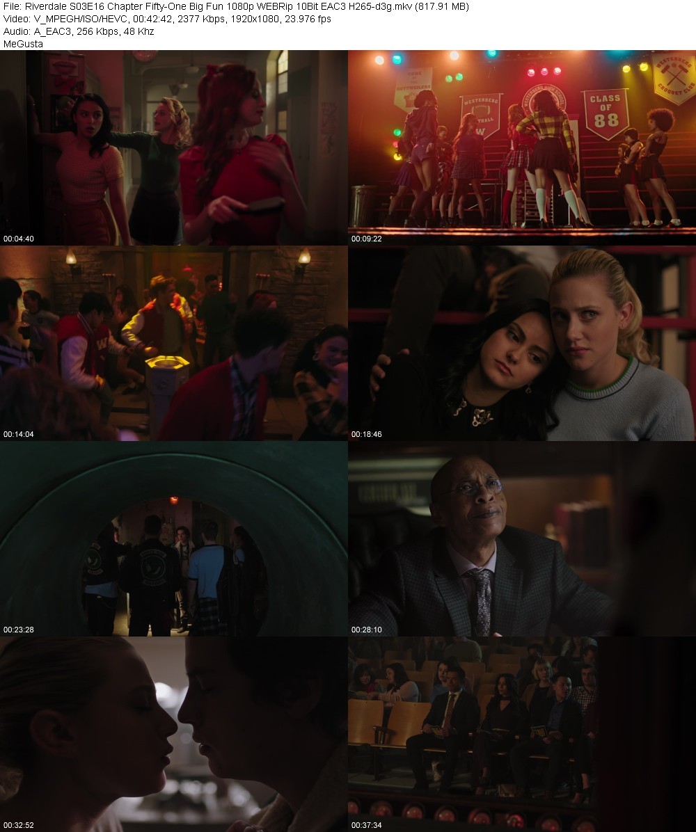 Riverdale S03E16 Chapter Fifty-One Big Fun 1080p WEBRip 10Bit EAC3 H265-d3g