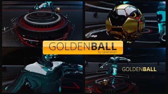 Golden Ball Football Opener | Sports - VideoHive 24169381