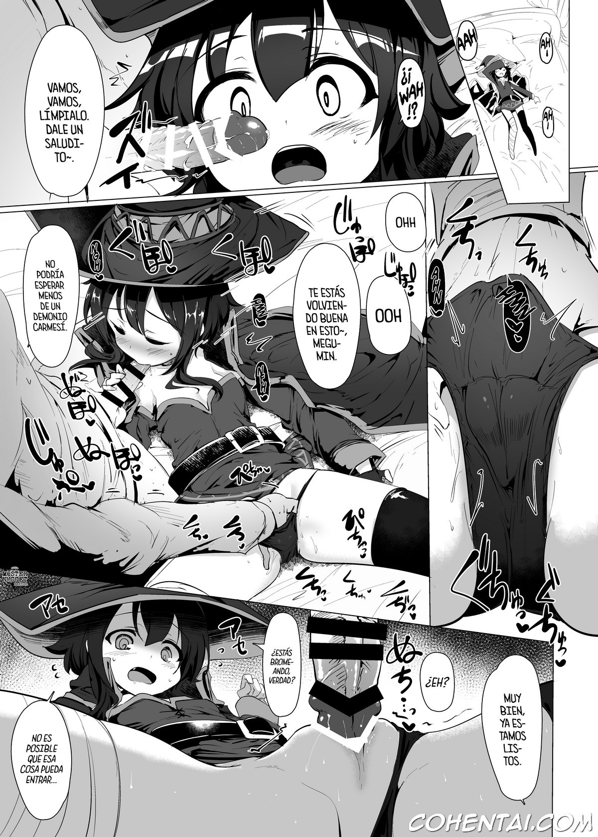 Megumin ga Netetari Netenakattari (Kono Subarashii Sekai ni Shukufuku o!) xxx comics manga porno doujin hentai español sexo 