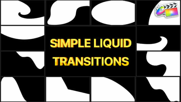 Simple Liquid Transitions - VideoHive 41918130